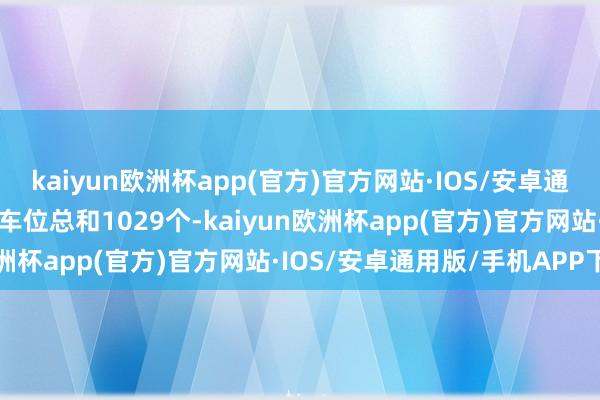 kaiyun欧洲杯app(官方)官方网站·IOS/安卓通用版/手机APP下载筹画车位总和1029个-kaiyun欧洲杯app(官方)官方网站·IOS/安卓通用版/手机APP下载