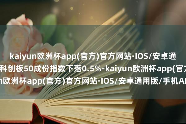 kaiyun欧洲杯app(官方)官方网站·IOS/安卓通用版/手机APP下载上证科创板50成份指数下落0.5%-kaiyun欧洲杯app(官方)官方网站·IOS/安卓通用版/手机APP下载