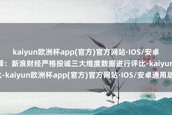 kaiyun欧洲杯app(官方)官方网站·IOS/安卓通用版/手机APP下载　　评释：新浪财经严格投诚三大维度数据进行评比-kaiyun欧洲杯app(官方)官方网站·IOS/安卓通用版/手机APP下载