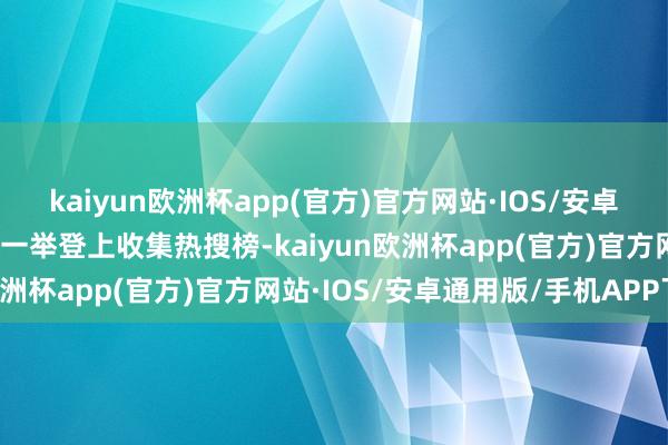 kaiyun欧洲杯app(官方)官方网站·IOS/安卓通用版/手机APP下载还一举登上收集热搜榜-kaiyun欧洲杯app(官方)官方网站·IOS/安卓通用版/手机APP下载