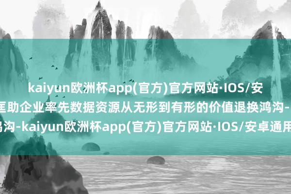 kaiyun欧洲杯app(官方)官方网站·IOS/安卓通用版/手机APP下载匡助企业率先数据资源从无形到有形的价值退换鸿沟-kaiyun欧洲杯app(官方)官方网站·IOS/安卓通用版/手机APP下载