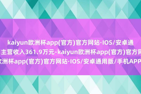 kaiyun欧洲杯app(官方)官方网站·IOS/安卓通用版/手机APP下载公司主营收入361.9万元-kaiyun欧洲杯app(官方)官方网站·IOS/安卓通用版/手机APP下载