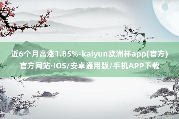 近6个月高涨1.85%-kaiyun欧洲杯app(官方)官方网站·IOS/安卓通用版/手机APP下载