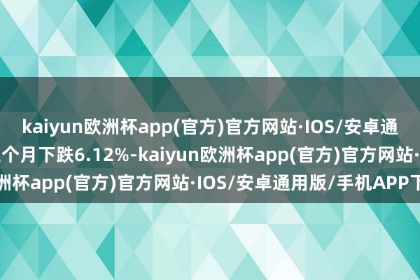 kaiyun欧洲杯app(官方)官方网站·IOS/安卓通用版/手机APP下载近三个月下跌6.12%-kaiyun欧洲杯app(官方)官方网站·IOS/安卓通用版/手机APP下载